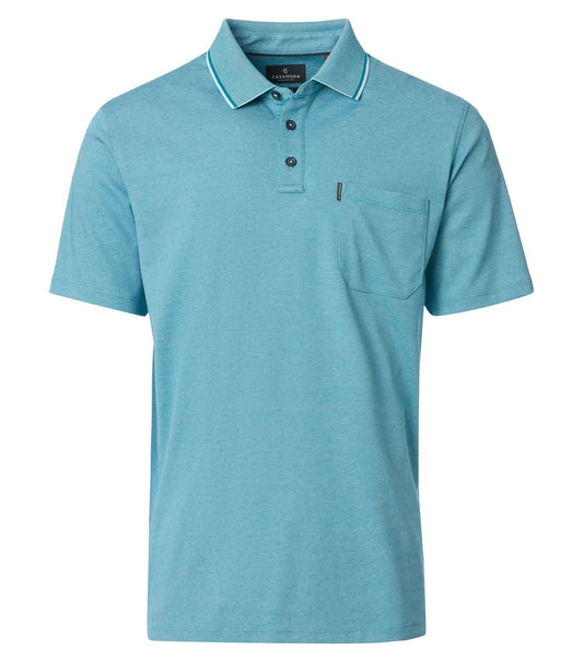 CASA MODA Polo-Shirt mit Brusttasche 5XL