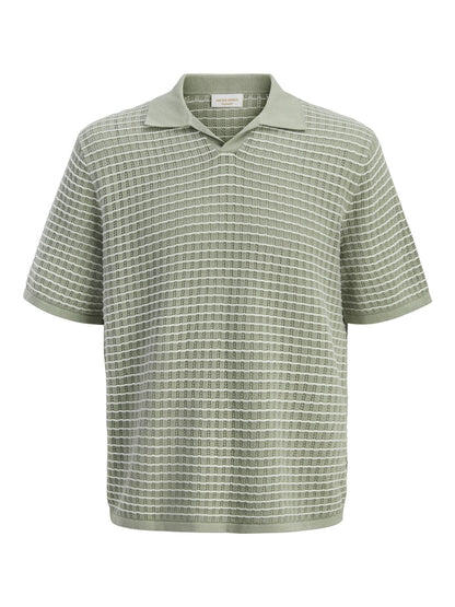JACK & JONES JORNANTUCKET KNIT SPLIT NECK POLO SA26