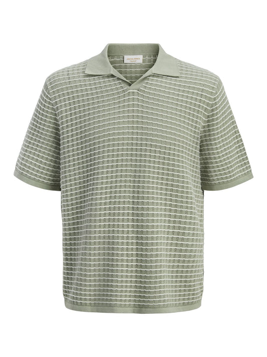 JACK & JONES JORNANTUCKET KNIT SPLIT NECK POLO SA26