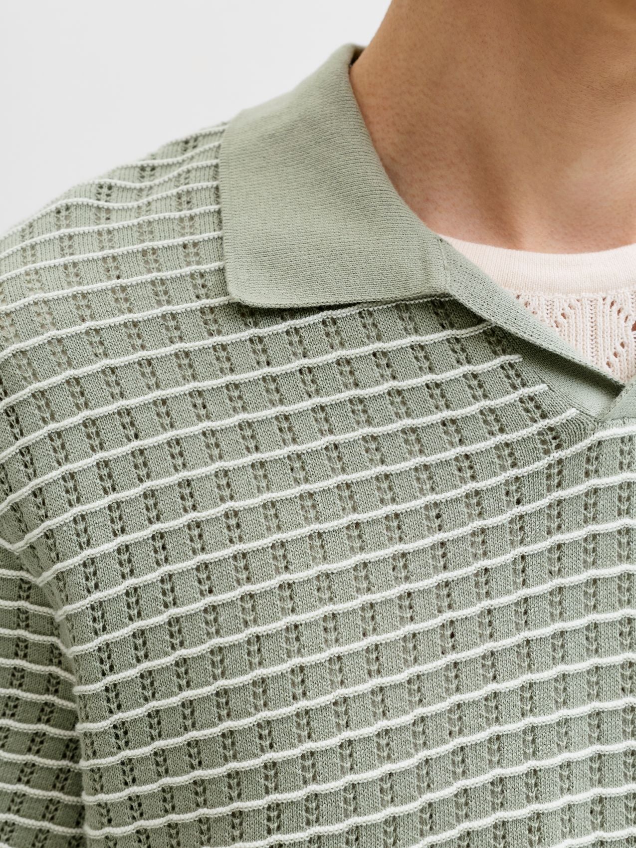 JACK & JONES JORNANTUCKET KNIT SPLIT NECK POLO SA26