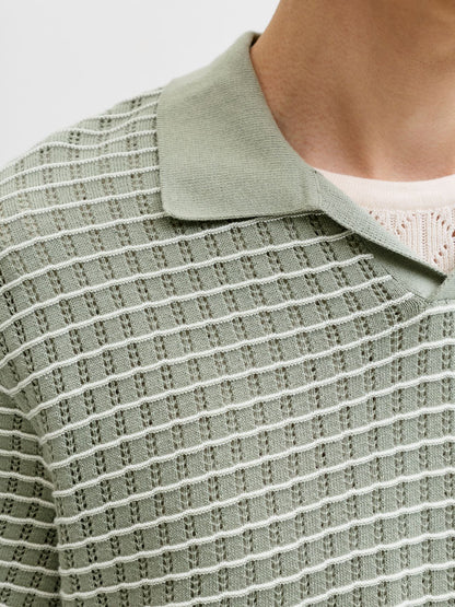 JACK & JONES JORNANTUCKET KNIT SPLIT NECK POLO SA26