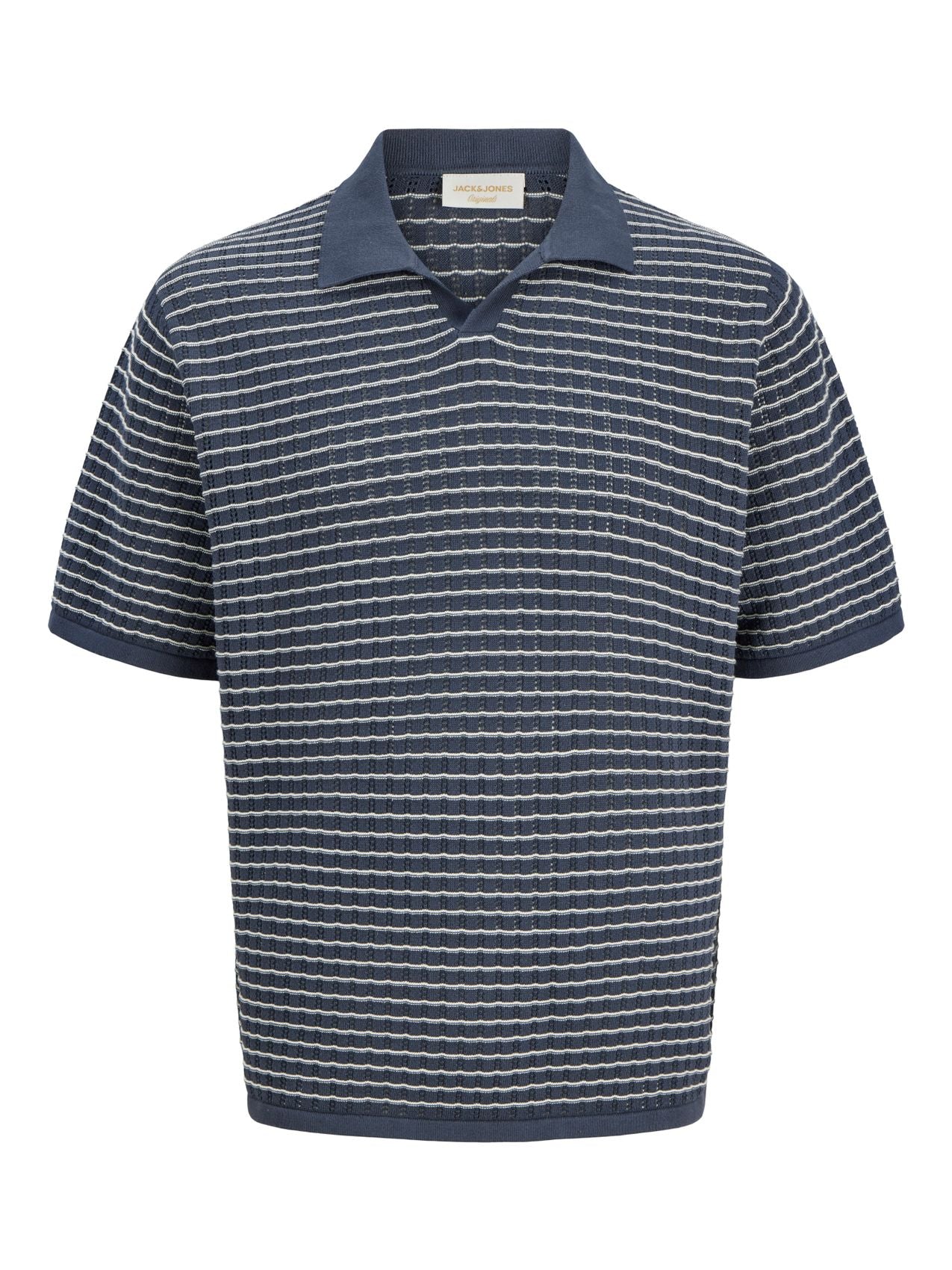 JACK & JONES JORNANTUCKET KNIT SPLIT NECK POLO SA26 M
