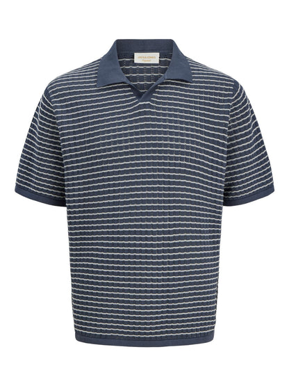 JACK & JONES JORNANTUCKET KNIT SPLIT NECK POLO SA26 M