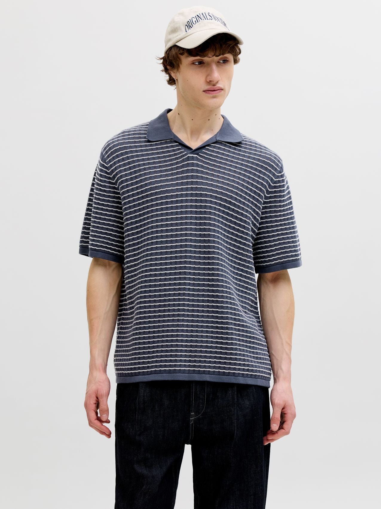 JACK & JONES JORNANTUCKET KNIT SPLIT NECK POLO SA26
