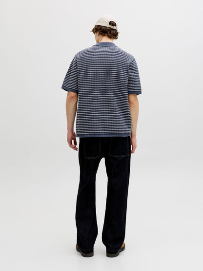 JACK & JONES JORNANTUCKET KNIT SPLIT NECK POLO SA26