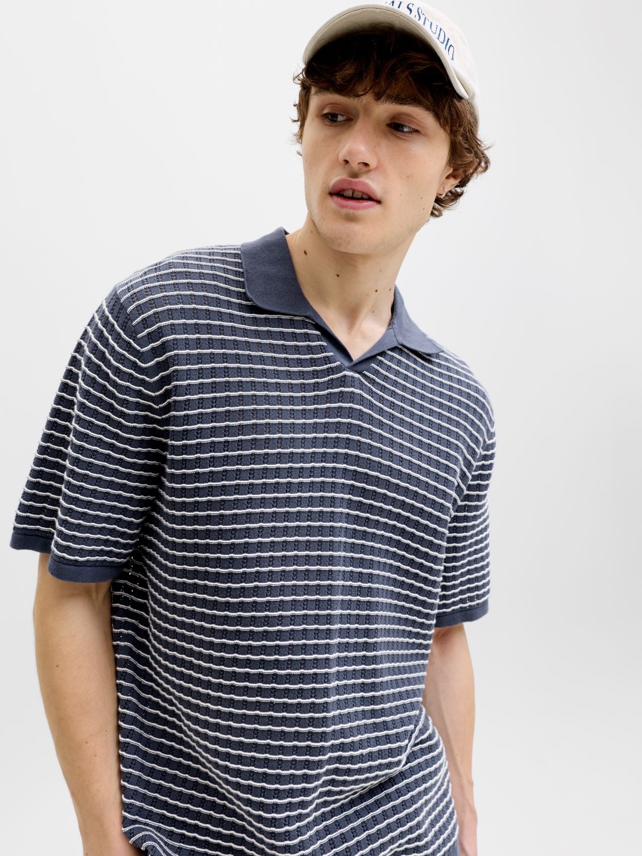 JACK & JONES JORNANTUCKET KNIT SPLIT NECK POLO SA26