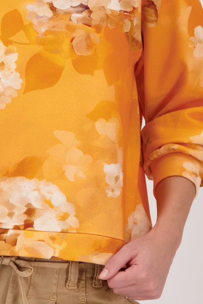 MONARI Sweatshirt, aperitif gemustert