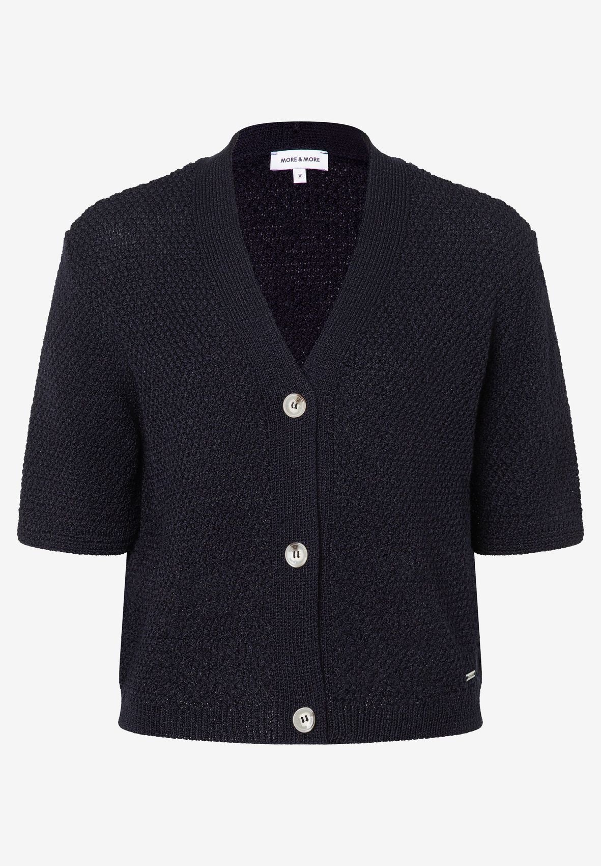 MORE & MORE Kurzarm-Cardigan