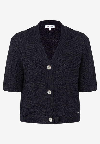 MORE & MORE Kurzarm-Cardigan