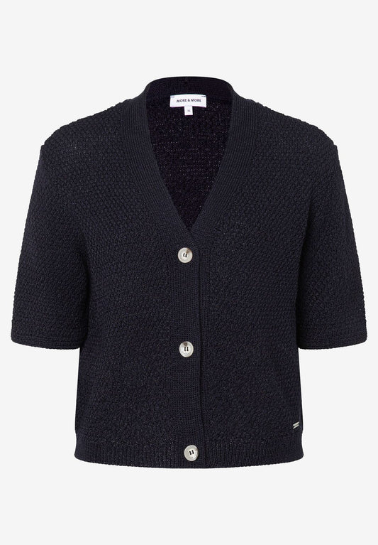 MORE & MORE Kurzarm-Cardigan