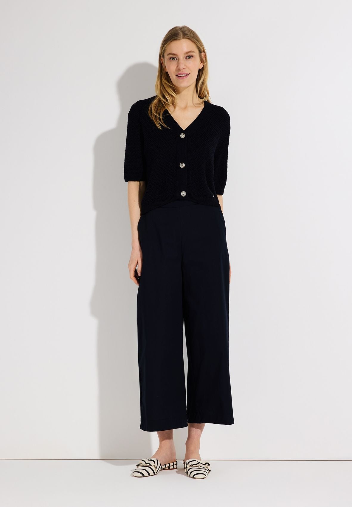 MORE & MORE Kurzarm-Cardigan