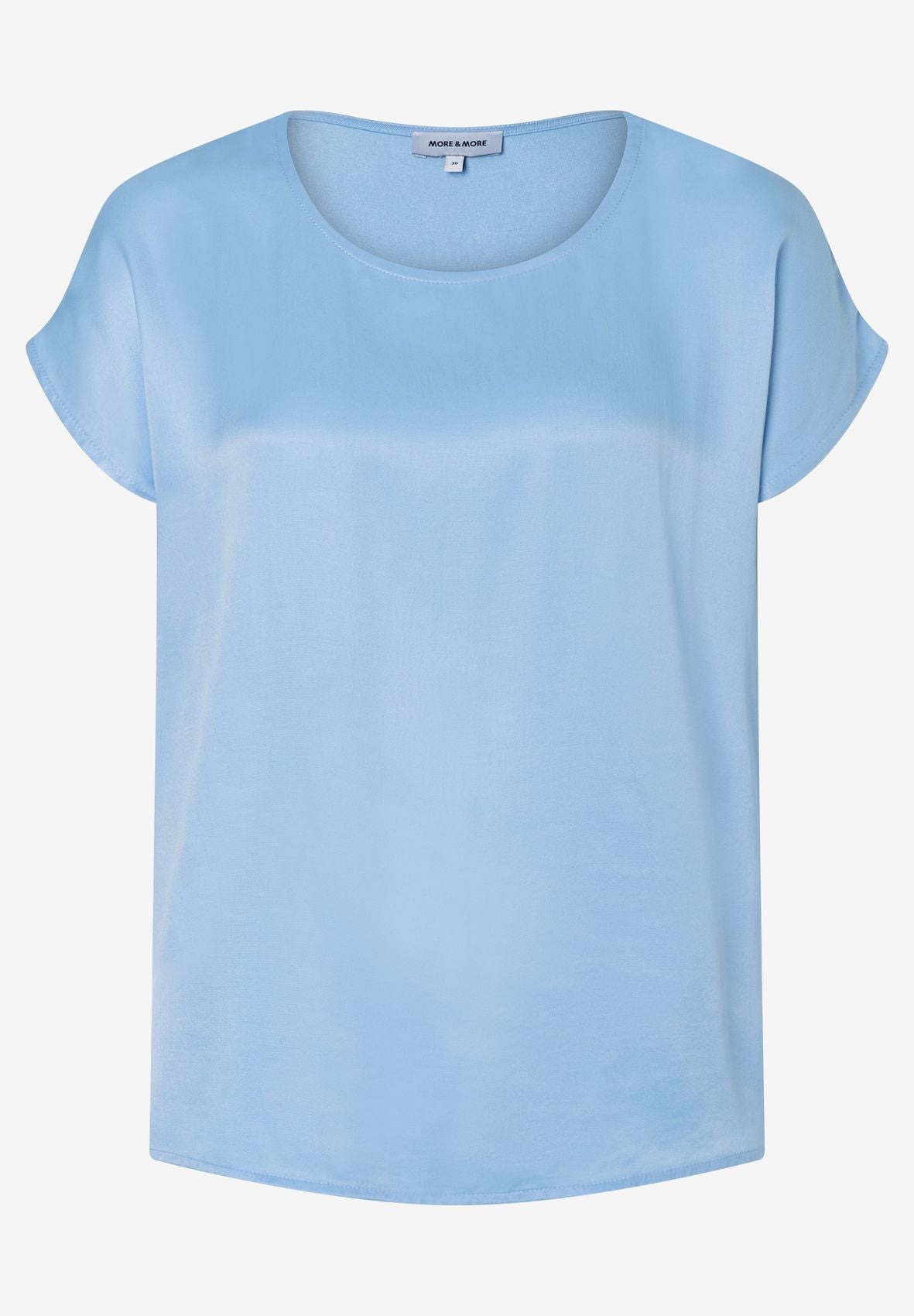 MORE & MORE Shirt mit Satinfront 46