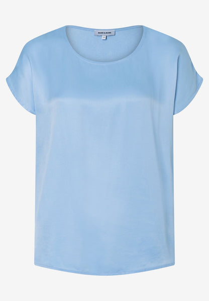 MORE & MORE Shirt mit Satinfront 46