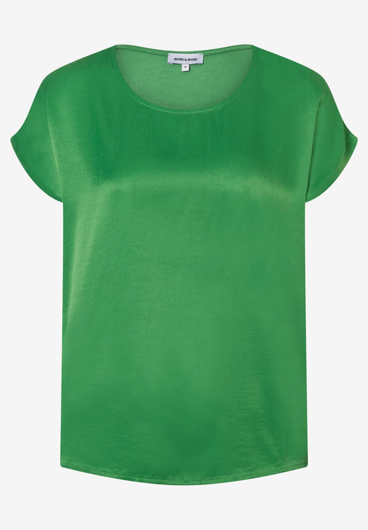 MORE & MORE Shirt mit Satinfront