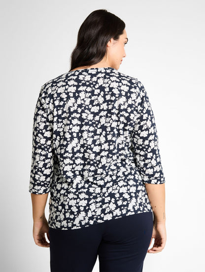 TOM TAILOR Plus Size - Langarmshirt mit Muster