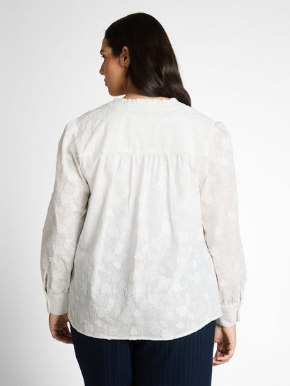 TOM TAILOR Plus Size - Loose Fit Bluse mit Stickerei