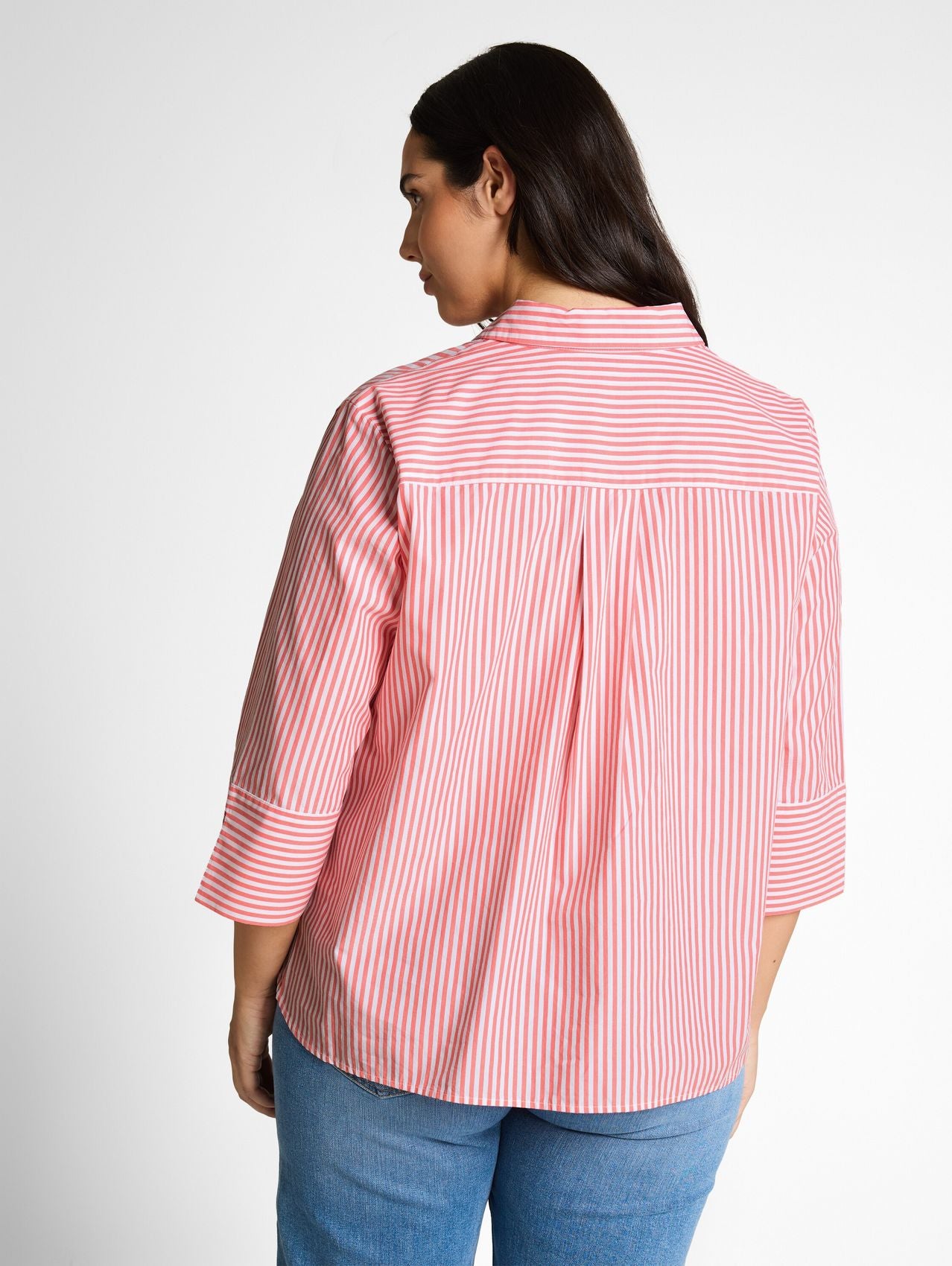 TOM TAILOR Plus Size - Hemdbluse mit Streifenmuster