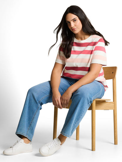 TOM TAILOR Plus Size - T-Shirt aus Baumwolle