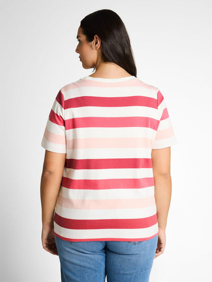 TOM TAILOR Plus Size - T-Shirt aus Baumwolle