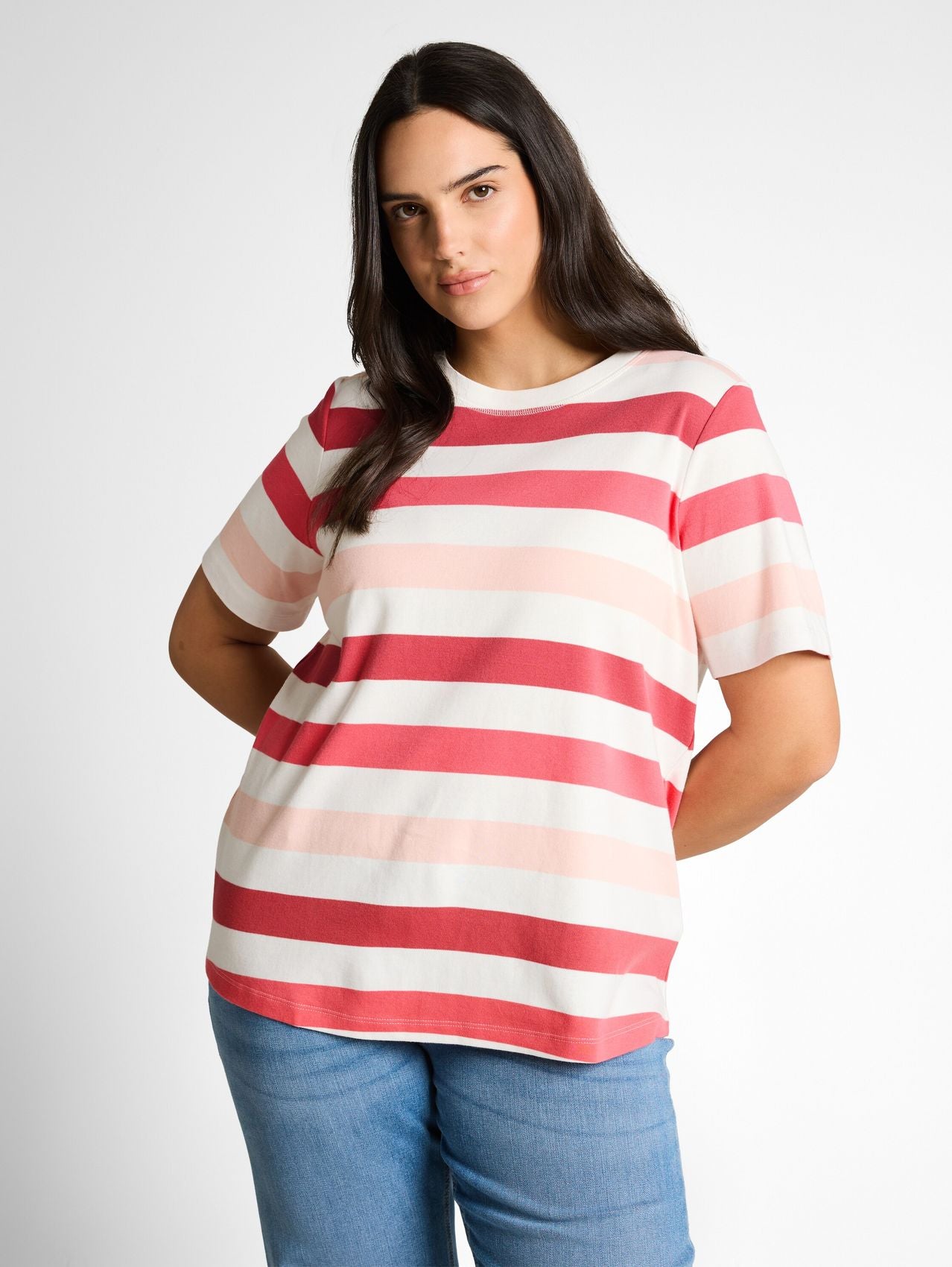 TOM TAILOR Plus Size - T-Shirt aus Baumwolle