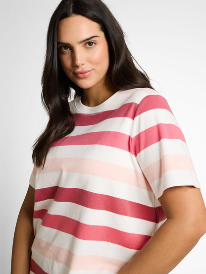 TOM TAILOR Plus Size - T-Shirt aus Baumwolle