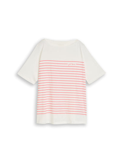 TOM TAILOR Plus Size - T-Shirt mit Streifenmuster 50