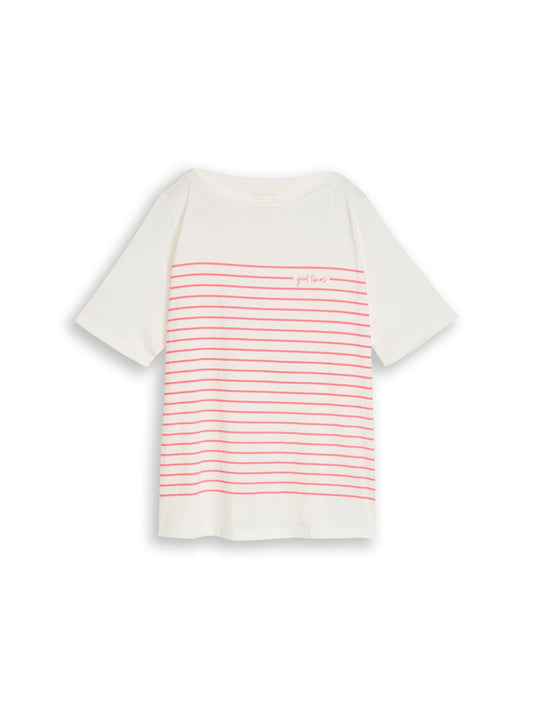 TOM TAILOR Plus Size - T-Shirt mit Streifenmuster 50