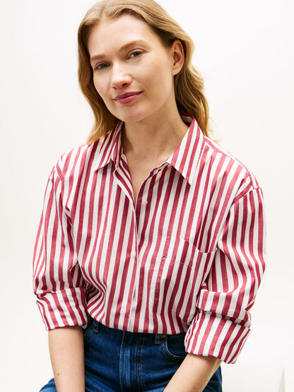 TOMMY HILFIGER Oversized Popeline-Hemd
