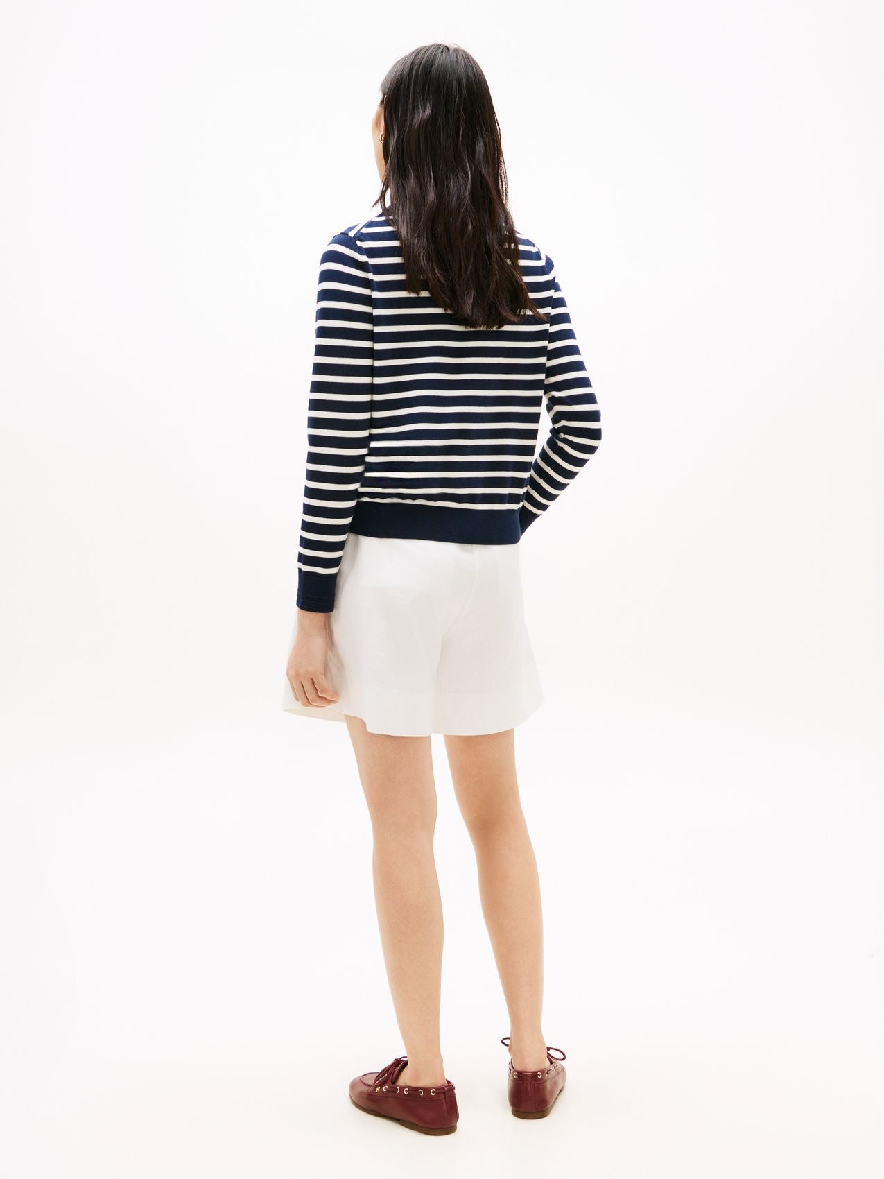 TOMMY HILFIGER Rundhals-Cardigan aus Feinstrick-Jersey