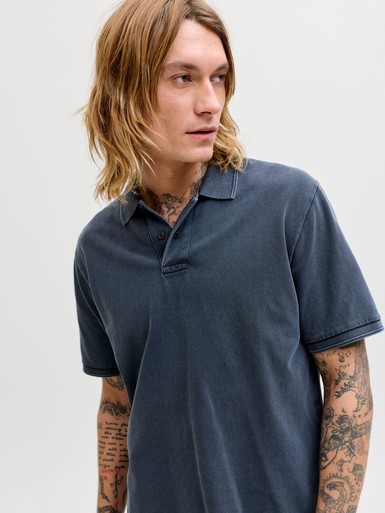 JACK & JONES JPRBLUWILL SS WASH POLO SN