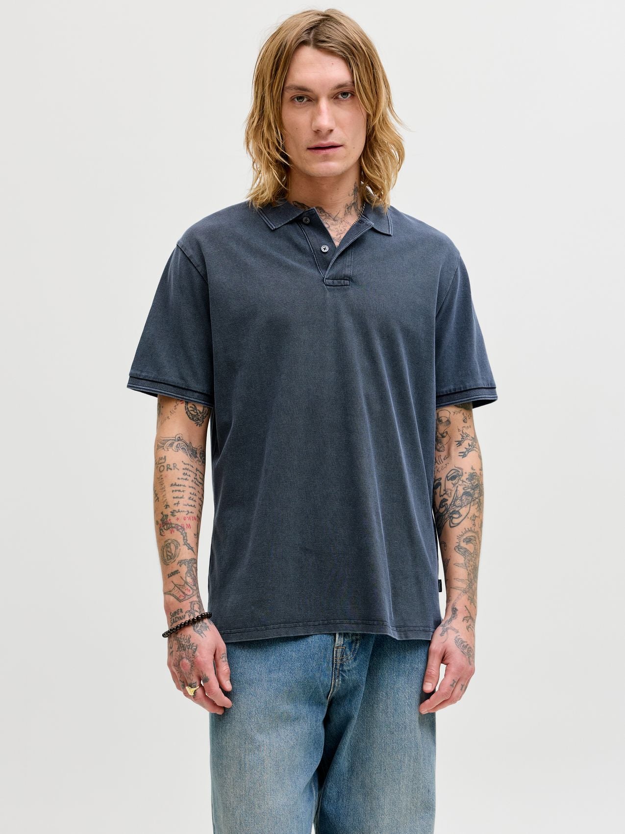 JACK & JONES JPRBLUWILL SS WASH POLO SN