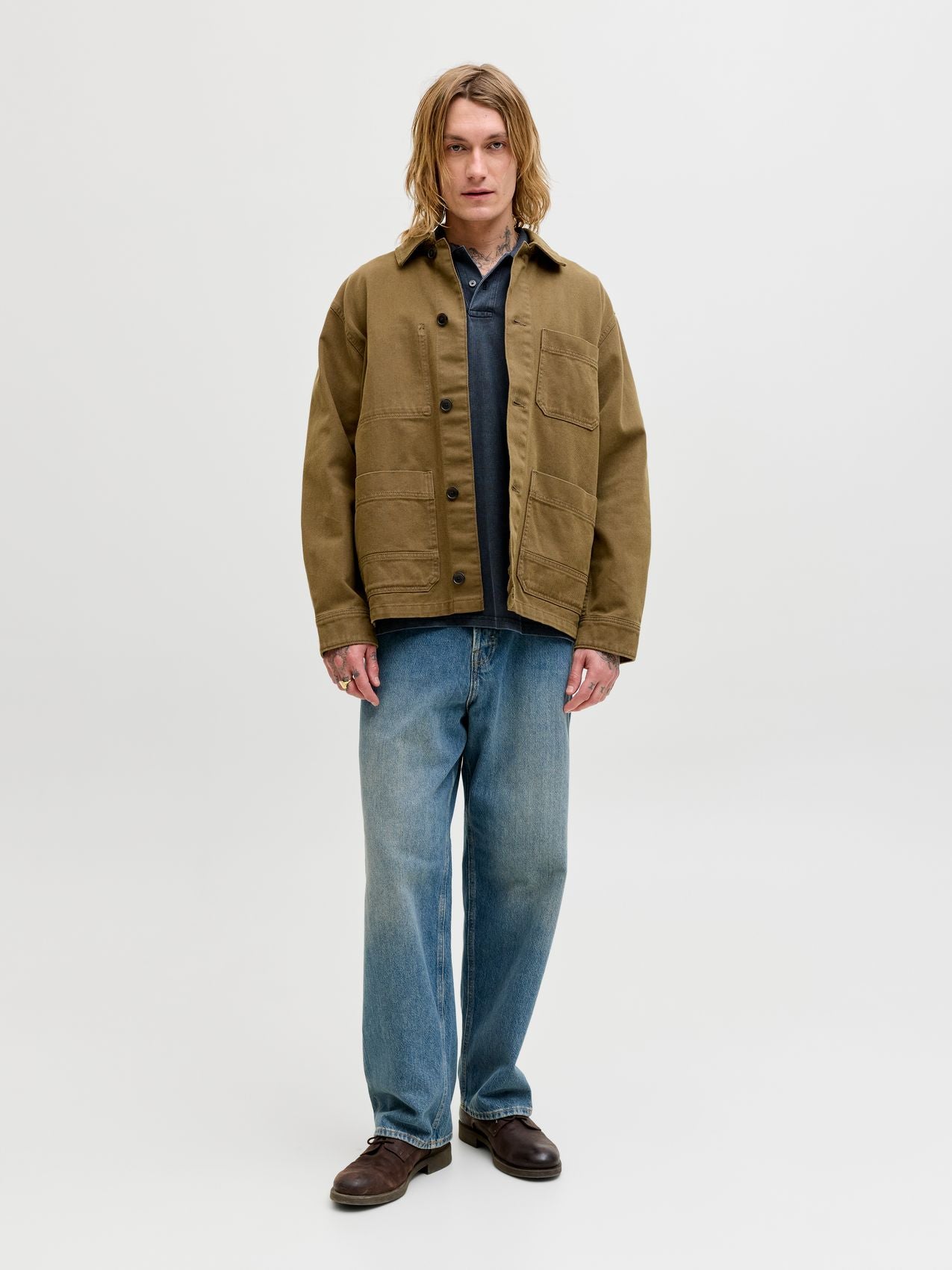 JACK & JONES JPRBLUWILL SS WASH POLO SN