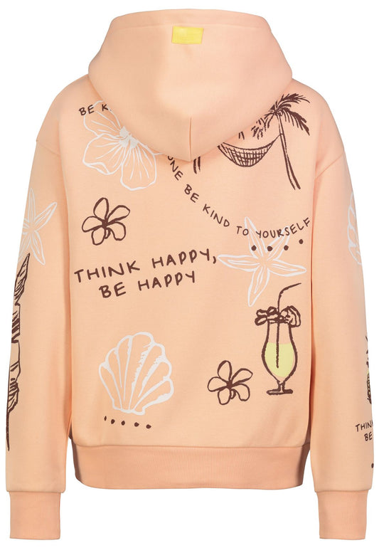 SUBLEVEL Damen, Sweat, sunny peach