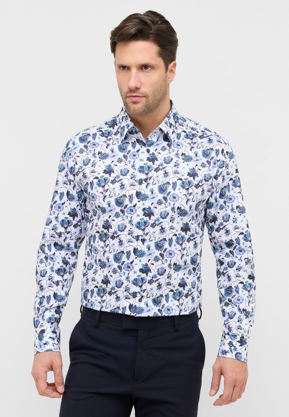 ETERNA Hemd Twill Langarm