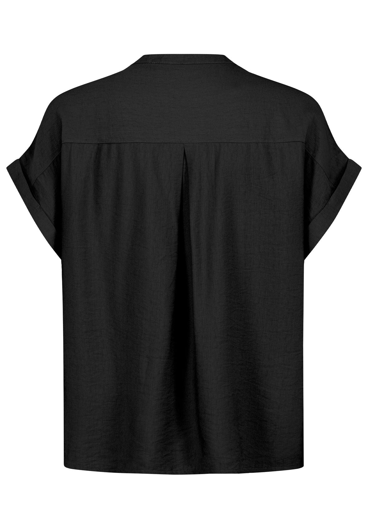 SUBLEVEL Damen, Bluse kurzarm, black