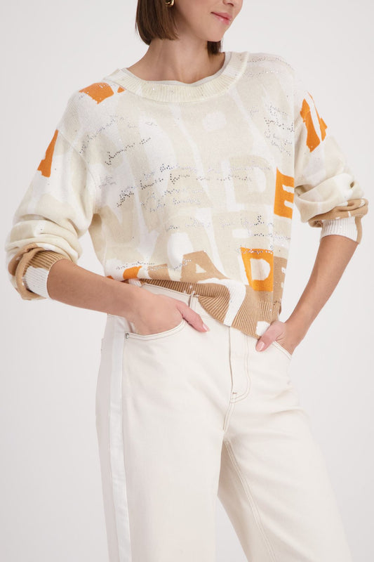 MONARI Pullover, biscotti 40