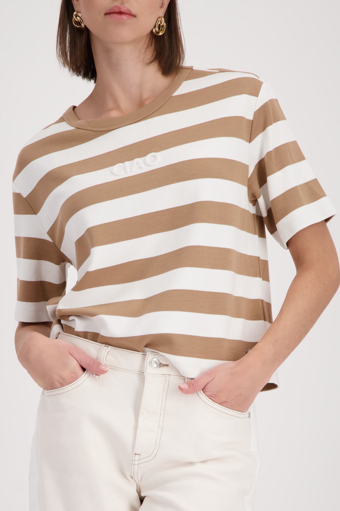 MONARI Pullover, biscotti ringel 38