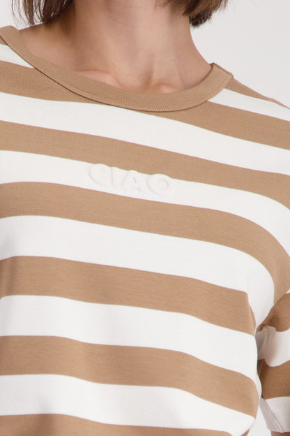 MONARI Pullover, biscotti ringel