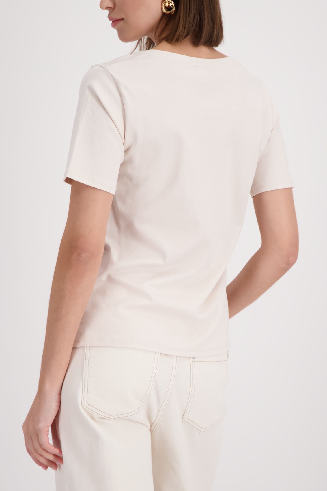 MONARI T-Shirt, champagne beige