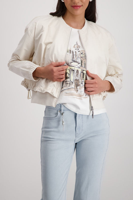 MONARI Jacke, champagne beige 44