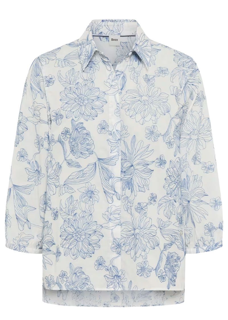 BRAX Bluse mit Blumenmuster "Vicki"