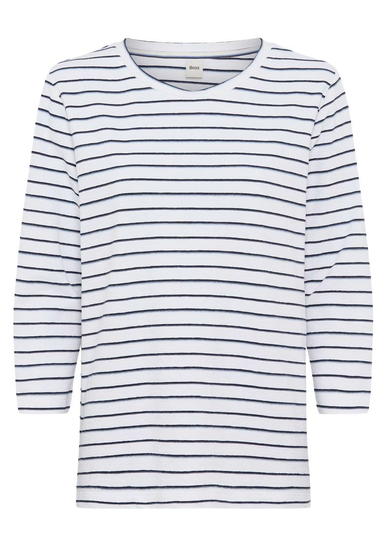 BRAX Gestreiftes Langarmshirt "Bonnie"