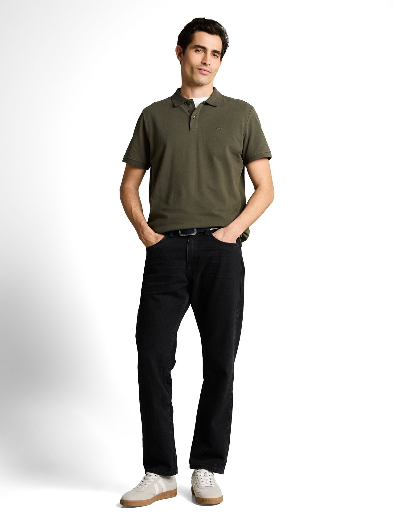 TOM TAILOR Piqué Poloshirt mit Logo-Stickerei