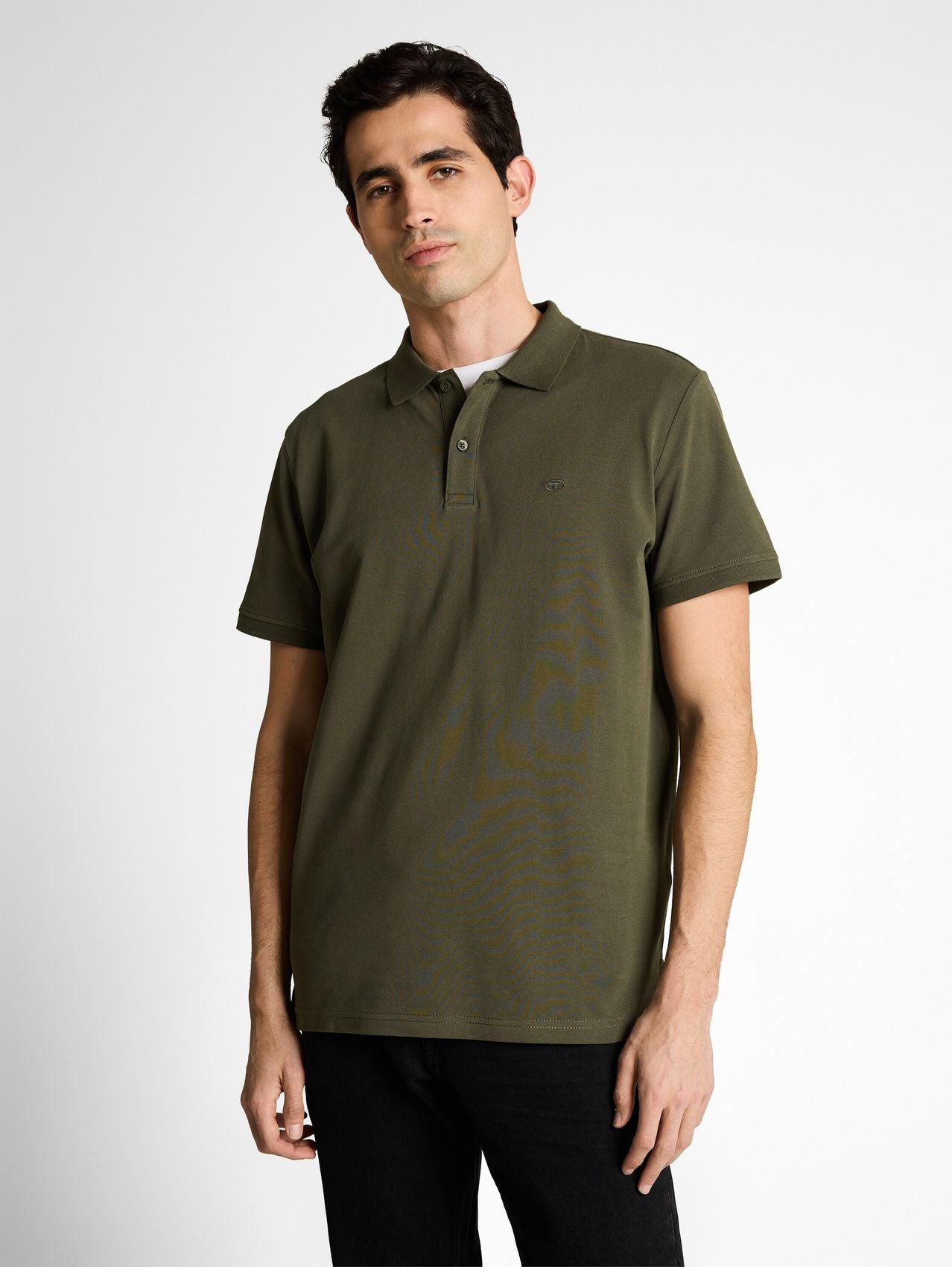 TOM TAILOR Piqué Poloshirt mit Logo-Stickerei