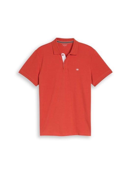 TOM TAILOR Piqué Poloshirt mit Logo-Stickerei
