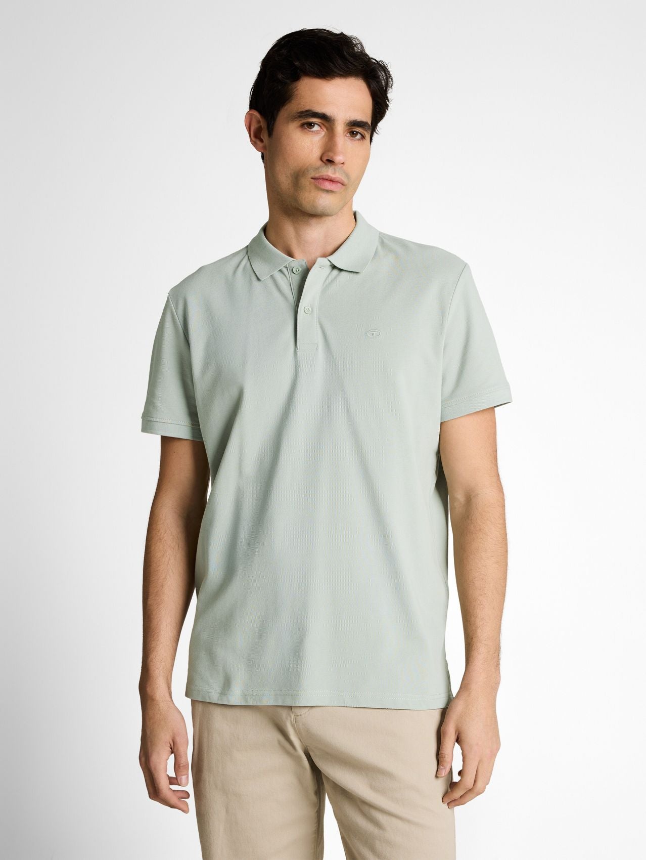 TOM TAILOR Piqué Poloshirt mit Logo-Stickerei