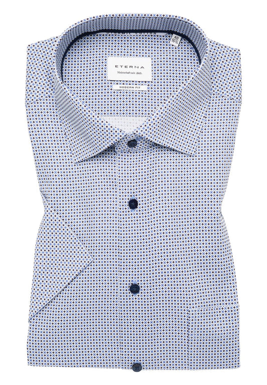 ETERNA Hemd Twill Kurzarm Kurzarm
