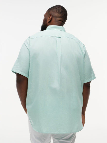 TOMMY HILFIGER BT- LINEN BLND SOLID SS RF S-B