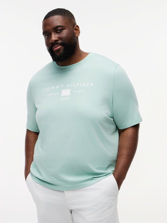 TOMMY HILFIGER Plus Jersey Logo T-Shirt 4XLT