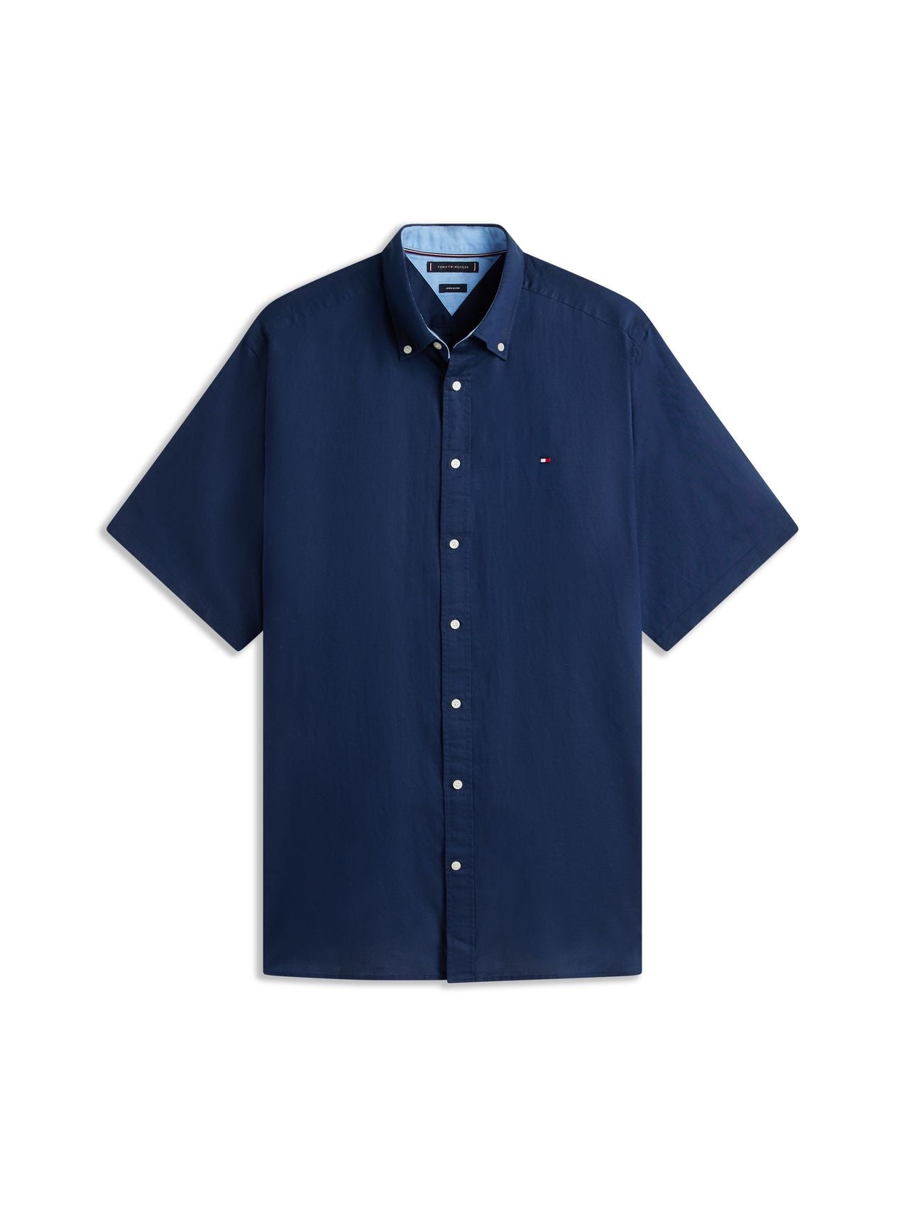 BT- LINEN BLND SOLID SS RF S-B
